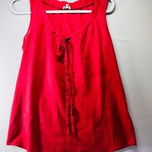 L.L. Bean Vibrant Red Tank Top